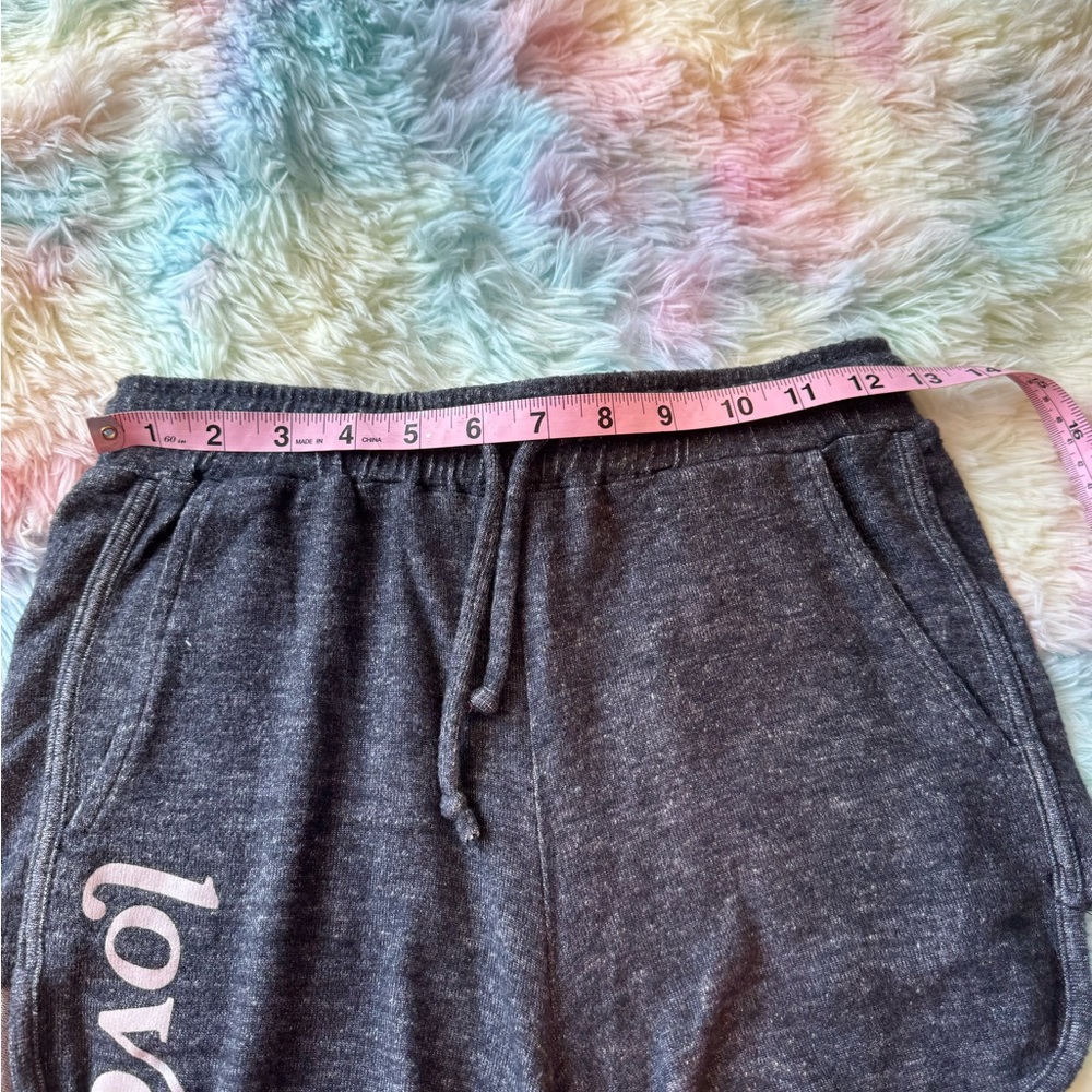 Good Hyouman Grey Love Sweat Shorts View 4